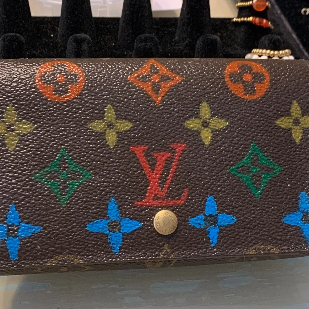 / Louis Vuitton Vintage Porte Monnaie Tressor Wallet - Picture 11 of 16